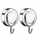 Powerful Vacuum Suction Cup Hook Holder Tissue Organizer for Towels Bathrobes and for Bathroom and Kitchen Towel Holderglass  metal and mirror(2 pack) - B07G9FRJT6